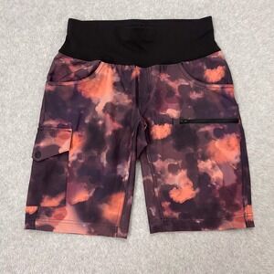 Shredly Orange Purple Tie Dye MTB Curvy Short 10" Mountain Bike Women Size 2